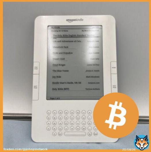Exactly 12 years ago, someone bought an Amazon Kindle for 60 #Bitcoin&nbsp;  Cost of the Kindle today: $21 Cost of the BTC today: $1,600,000  HODL your Pi!