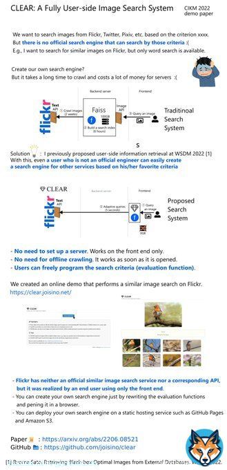 Want your own search engine? CLEAR is a fully user-side search engine It works on a browser, and you don't need to build databases or crawlers.  Check our paper and code   Paper:  GitHub: