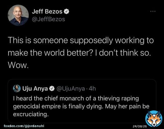 the richest guy in the world logging on to tone police is so funny. 'erm, gentle reminder the queen won't see your tweets but prince andrew will :/'