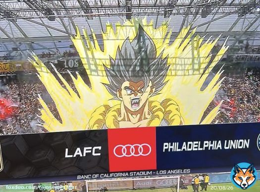 Gogeta in the LAFC vs Philadelphia Union MLS Cup