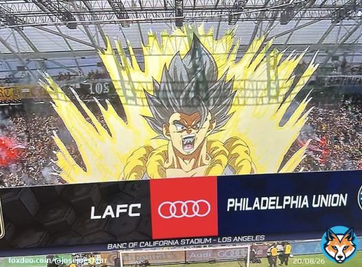 Gogeta in the LAFC vs Philadelphia Union MLS Cup