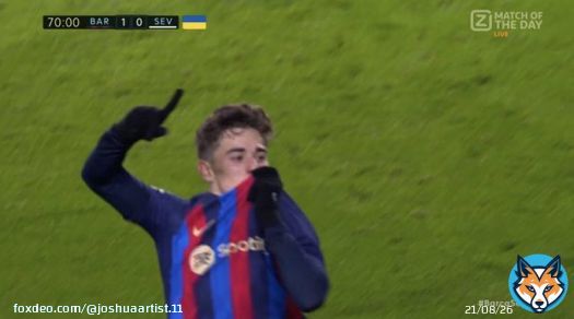 2-0 Barcelona.  GAVI HAS DOUBLED THE LEAD!!!!  #gavi #FCBarcelona #FCBSEV #BarcaSevilla #LaLigaSantander