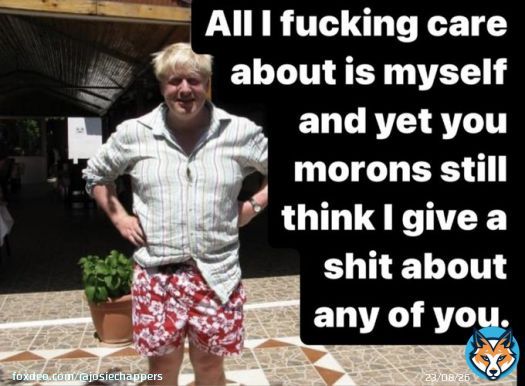 I cannot stand this utter waste of skin and bone. That is it. Simple. He disgusts me. #BorisTheLiar #BorisJohnson4Prison #borisjohnsondisgustsme #followbackfriday