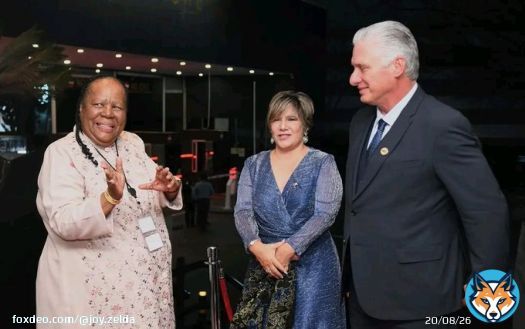 I've said this before,And I say it again Dr Naledi Pandor is inspiring,What a women  #BRICS #BRICSSummit2023 Dj Zinhle Pitch Black Afro