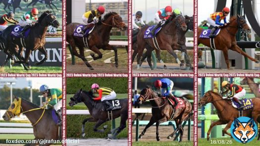 今夜は、#ドバイワールドカップデー！  日本時間では、23:25に #ドバイゴールデンシャヒーン(G1)、24:10に #ドバイターフ(G1)、25:00に #ドバイシーマクラシック(G1)、25:35に #ドバイワールドカップ(G1)などがそれぞれ行われる予定だよ。JRA勢多数出走予定！みんな応援よろしくね！  #JRA #JRAFUN
