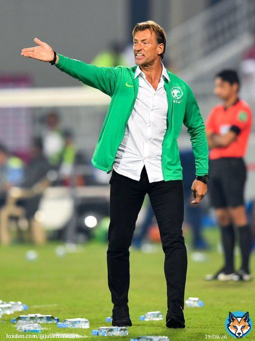 World Rankings.  Argentina are 3rd   Saudi Arabia are 51st.  One Shirt. One Man - Herv&eacute; Renard