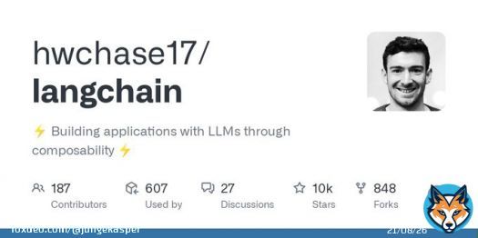 F&aring; et smugkig ind i fremtiden for udvikling med store sprogmodeller med open source-projektet LangChain      Helt seri&oslash;st, du m&aring; ikke misse den her, det er for vildt!   #dkdev #dkml #dktech