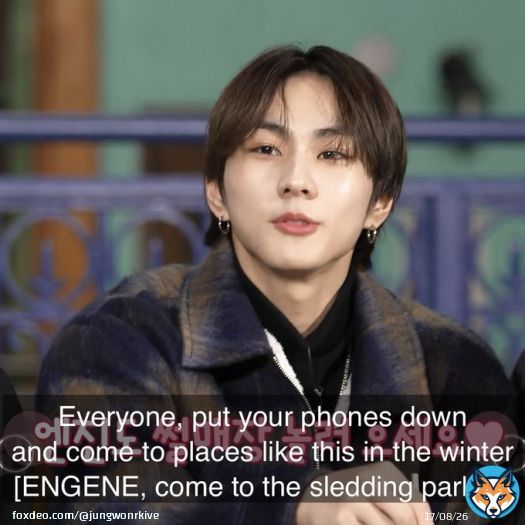 i love how jungwon will always encourage us to live our lives to the fullest  i remember on ebs listen he said don&rsquo;t use the fast-paced life style as an excuse and not to give up on the things we can do, he told us to live well, enjoy the moment before it&rsquo;s over
