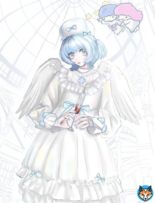 get well soon! ༄ #ArtistOnTwitter #animecore #digicharat #digitalart #commissionsopen