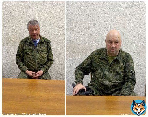 Кстати, я тут вспомнил, что Суровикин явно сидел в том же подвале, что и Алексеев при записи видео. Потом в штабе Алексеев сидел уже рядом с Евкуровым и Пригожиным&hellip; а где тогда в этот момент был Суровикин?