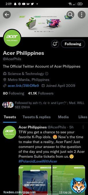 One Two Connect  #PolaroidLoveWithAcer @AcerPhils   @RHEA34333286 @JeanDequit @seunleethan   I'll grab the chance naaaa thank u acer!!!
