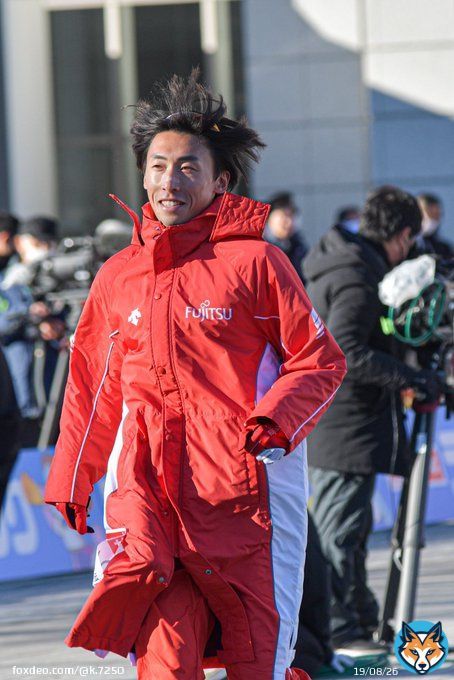 #ニューイヤー駅伝  1区 塩澤稀夕 (富士通) 小松陽平 (日立物流) 市村朋樹 (サンベルクス) 名取燎太 (コニカミノルタ)  みんながんばれ〜⸜(* ॑꒳ ॑* )⸝！！