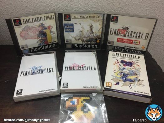 It&rsquo;s FF Pixel Remaster launch day! I&rsquo;m still hoping to get a bundle physical release so I&rsquo;ll hold off getting them for now (Square dropped the ball there, IMO). Instead, here are the versions I currently own. Missing FFIII here.  #finalfantasy #squareenix #gamer