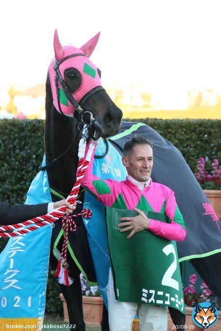 ターコイズステークス ミスニューヨーク　M.デムーロ騎手  おめでとうございます