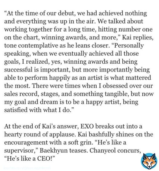 #GucciPerformerKAI #GucciGlobalAmbassador_KAI  #KAI #카이 @weareoneEXO #카이는신이다 #KAIISGOD #金钟仁 #カイ  #SuperM #SuperM_KAI #슈퍼엠_카이     #EXODEUX @exoonearewe #EXOonearewe   #ObsessedWithKAI  Thank you very much for the article.  We got some words of wisdom from Kai