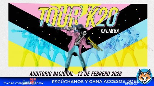 #CDMX ¡No te lo puedes perder! @KalimbaMX celebra 20 años de carrera como solista, y no hay mejor forma de hacerlo que en el Auditorio Nacional. ¡Regístrate y participa por tus accesos!