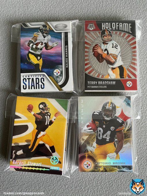 Pittsburgh Steelers packs of 30 football cards, only 17 available in my #etsyshop -  #herewego #pittsburgh #pitt #steelers #pittsburghsteelers #nfl #nflplayoffs #football #footballcards #cards #cardshop #sportscards #etsy #etsyseller #topps #panini #etsy