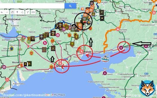 #UkraineRussianWar Мариуполь-Бердянск. Судя по активности Storm Shadow в данных нп ,орки придумали новые логистические пути. Из Таганрога на корабле, а далее по железке до фронта. Ведь жд путь севернее Волновахи до сих пор не проездной , по причине неудач орков под Угледаром.