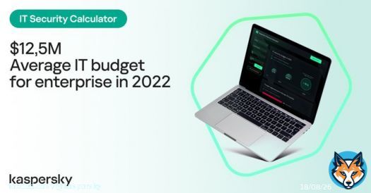 Want to make the most of your IT budget? Discover how Kaspersky's IT Security Budget Calculator can help you allocate resources effectively. Plan wisely and safeguard your organization against cyber threats. Get started now:   #ITsecurity #budgetplannning