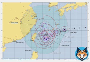 The US Joint Typhoon Warning Center has updated Super Typhoon 12W (Hinnamnor) and Tropical Depression 13W forecast track. #JTWC#Typhoon#Hinnamnor#Muifa#台風#台風11号#ヒンナムノー#台風12号#ムイファー#台風情報 Details