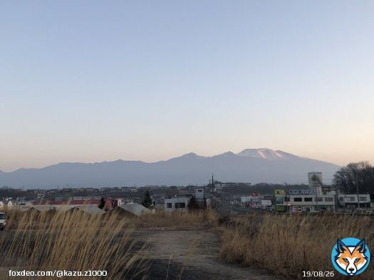 |･д･｡)ｵﾊ-2℃（6:04） #イマソラ #浅間山 #佐久市 #八ヶ岳連峰