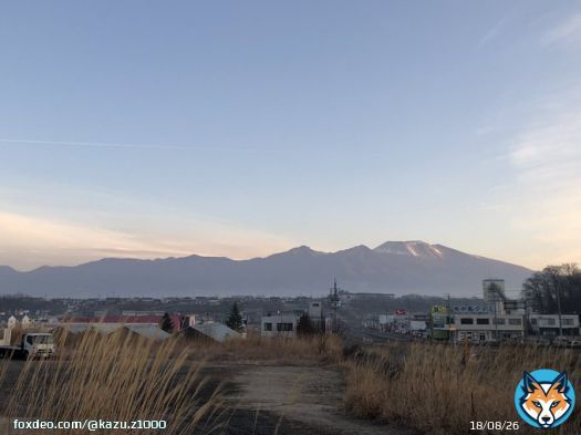 |･д･｡)ｵﾊ0℃（6:08） #イマソラ #浅間山 #佐久市 #八ヶ岳連峰
