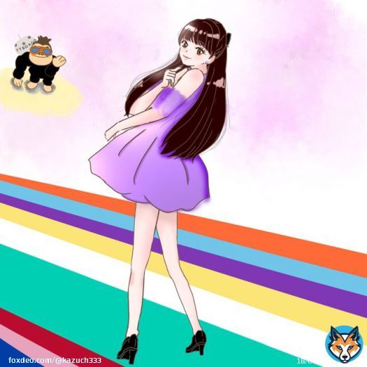 パークさんのライブ、寒いけどファイティン！！ ニナちゃんの青いハートもこっそりと添えて #NiziUfanart #MAYUKA #JYPark