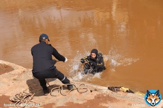 انتشال جثة طفل غرق في وادي أم الربيع بخنيفرة