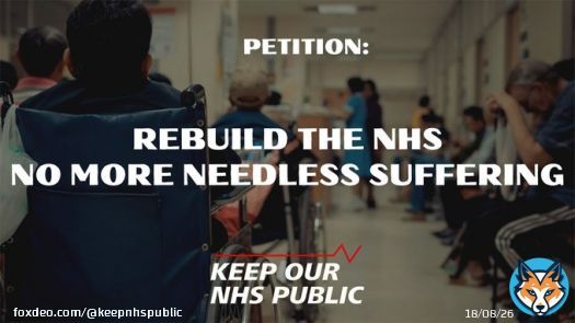 We demand Health Secretary Steve Barclay takes urgent action to: rebuild and properly invest in our NHS!  #Reshuffle #SOSNHS