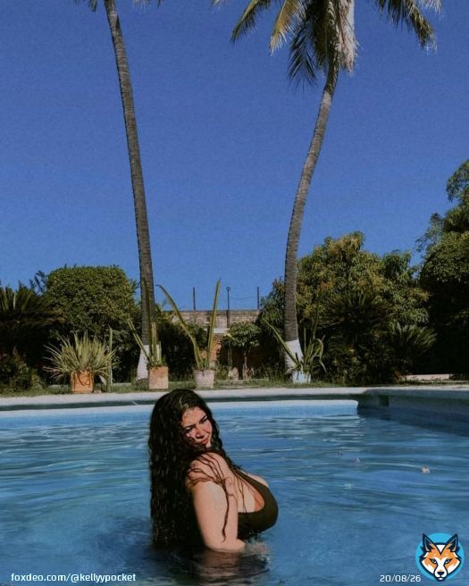 Photo by Kelly Pocket\ud83c\udf52 on February 27, 2024. May be an image of 1 person, pool and palm trees.
