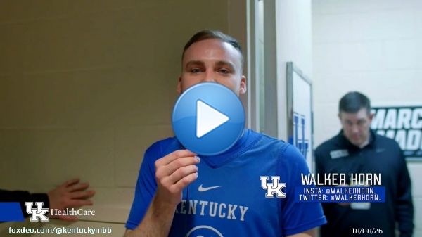 Ace reporter @walkerhorn_ on the scene with the hard hitting questions