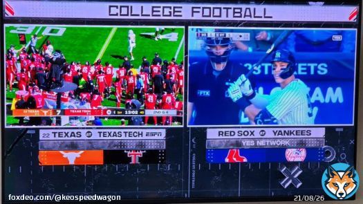 Fuck ESPN for interrupting the Texas vs Texas Tech game for an Aaron Judge strikeout. #hookem