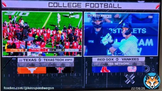 Fuck ESPN for interrupting the Texas vs Texas Tech game for an Aaron Judge strikeout. #hookem