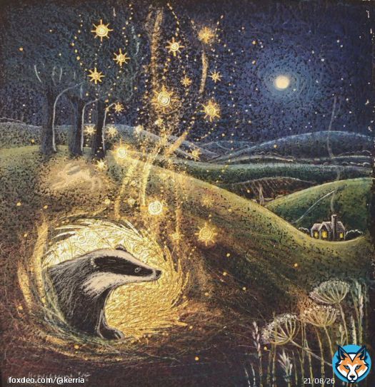 Old German proverb~  The Badger peeps out of his hole on Candlemas Day and when he finds snow walks abroad; but if he sees the sun shining he draws back into his hole.  German pioneers in America swapped the badger for a groundhog. #GroundhogDay#superstitiology ##wyrdwednesday