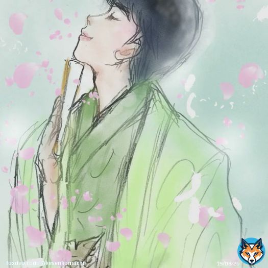 年度末やら花粉症でお絵かきペースダウン〜〜描きたい画題はいっぱいあるのにー #今月描いた絵を晒そう #藤井聡太 竜王