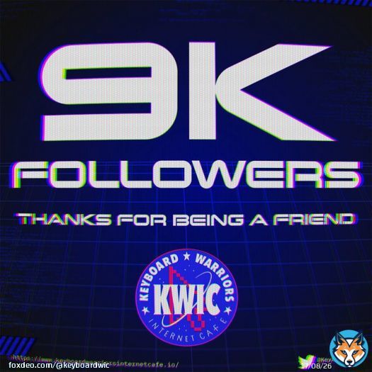 kwic://9000  Thank you all for your support, we have officially reached 9k follows on Twitter!  #KWIC #CNFT #CNFTCommunity #Cardano #NFT #NFTCommunity #ADA #Bitcoin #OrdinalNFTs
