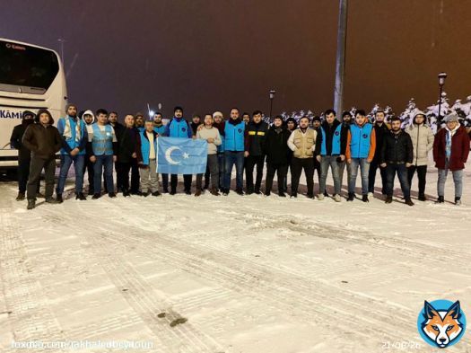 My Uyghur Muslim brothers are travelling to southern Turkiye  to help earthquake victims.   A people who endured genocide aiding a people who embraced them into their country.