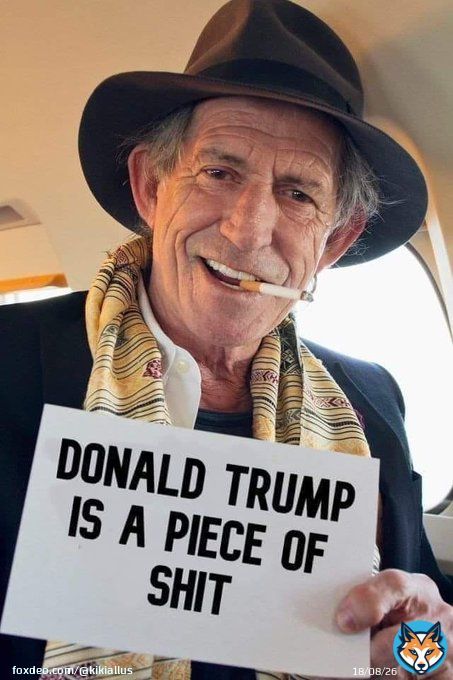 Keith Richards is one of the first to realize the truth about Donald Trump.