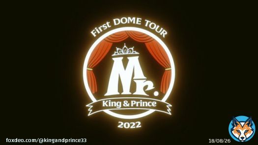 ＼ Mr.円盤化決定！ ／  『 King & Prince First DOME TOUR  2022 ～Mr.～ 』1/18(水)DVD発売決定！  予約や詳細は近日発表ˊ˗  検索リンク 7net/タワレコ :  楽天ブックス :  Amazon :   #KingandPrince #FirstDOMETOUR2022