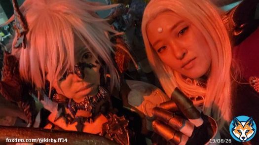 I was the Male Au Ra in the Yafaemi Fending set with the Curadin!  I&rsquo;ll be in cos for a few hours tomorrow because I didn&rsquo;t get much nice photos of my cosplay today   #FFXIVFanFest #FFXIV