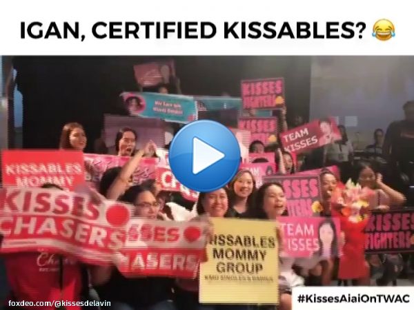 Iba ka talaga @KissesDelavin! Pati si Igan, Kissables na rin! #KissesAiaiOnTWAC #TWAC