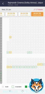 PATHAAN ADVANCE OPEN  The iconic cinema of jaipur #Rajmandir is almost full for complete weekend and first time i am seeing a show at 9 morning in this theater... insane  #PathaanAdvanceBooking  #Pathaan  @iamsrk