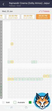 PATHAAN ADVANCE OPEN  The iconic cinema of jaipur #Rajmandir is almost full for complete weekend and first time i am seeing a show at 9 morning in this theater... insane  #PathaanAdvanceBooking  #Pathaan  @iamsrk