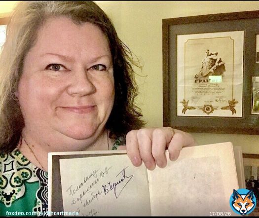 With my signed copy of Marshal Chuikov's 'Battle of the Century' and a charter signed by #Chuikov and famed Soviet sculptor Evgeny Vuchetich (framed). #Чуйков #Volgograd #Волгоград #Сталинград #Stalingrad #MamaevKurgan