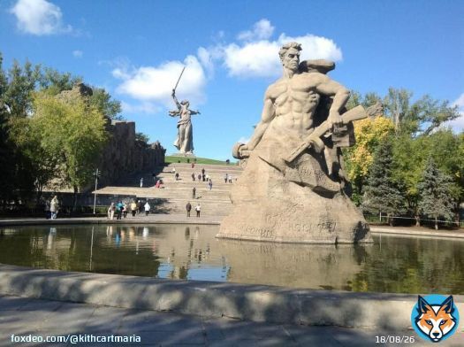 A place I hope to visit someday... \ud83d\udc9c#Volgograd #Волгоград #РодинаМать #Stalingrad #Сталинград #МамаевКурган