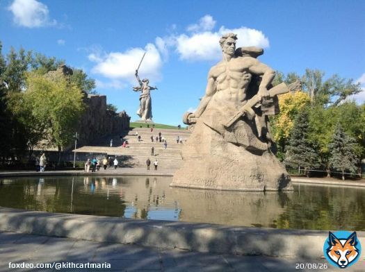 A place I hope to visit someday... \ud83d\udc9c#Volgograd #Волгоград #РодинаМать #Stalingrad #Сталинград #МамаевКурган
