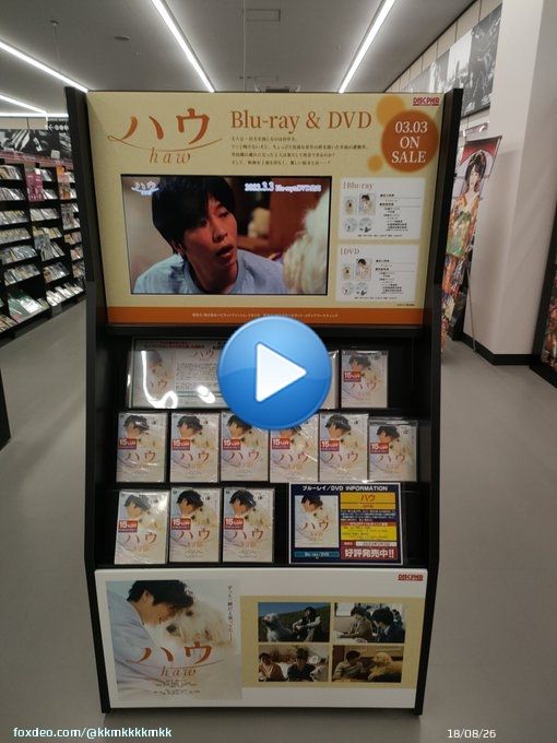 Blu-ray＆DVDコーナーも ちょっとだけ動画も #映画ハウ #田中圭