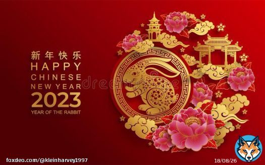 HAPPY LUNAR NEW YEAR  #HappyLunarNewYear #HappyChineseNewYear2023 #GongHeiFatChoy #YearOfTheRabbit