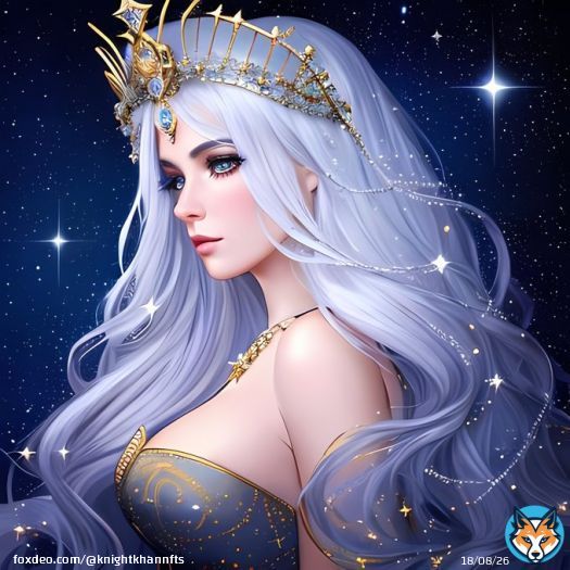Starlit Empress Seraphine  Bid Now    #NFTart #NFTCommunity #NFTs #AbstractNFT #AbstractPainting #NFTCollector #NFTCollection #CCTIP #BabyDoge #Airdrop   @cctip_com airdrop 20000 BabyDoge 200 @rocketbotpro Giveaway 100000000 Whex 200 6d