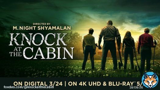 Own @MNightShyamalan #KnockAtTheCabin with exclusive deleted scenes, behind-the-scenes featurettes and more! Mar 24 on Digital and May 9 on 4K UHD & Blu-ray